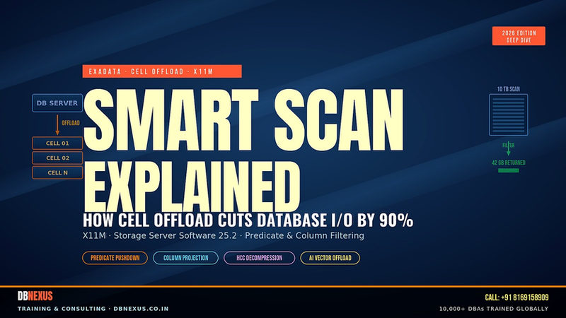 Exadata Smart Scan Explained: How Cell Offload Cuts Database I/O by 90% ...